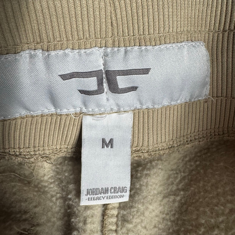 Men's Jordan Craig Sweatpants M Beige Red - Picture 3 of 8